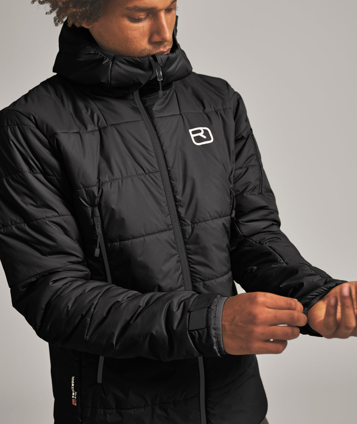 Ortovox Swisswool Zinal Jacket Men's in Dark Arctic Grey