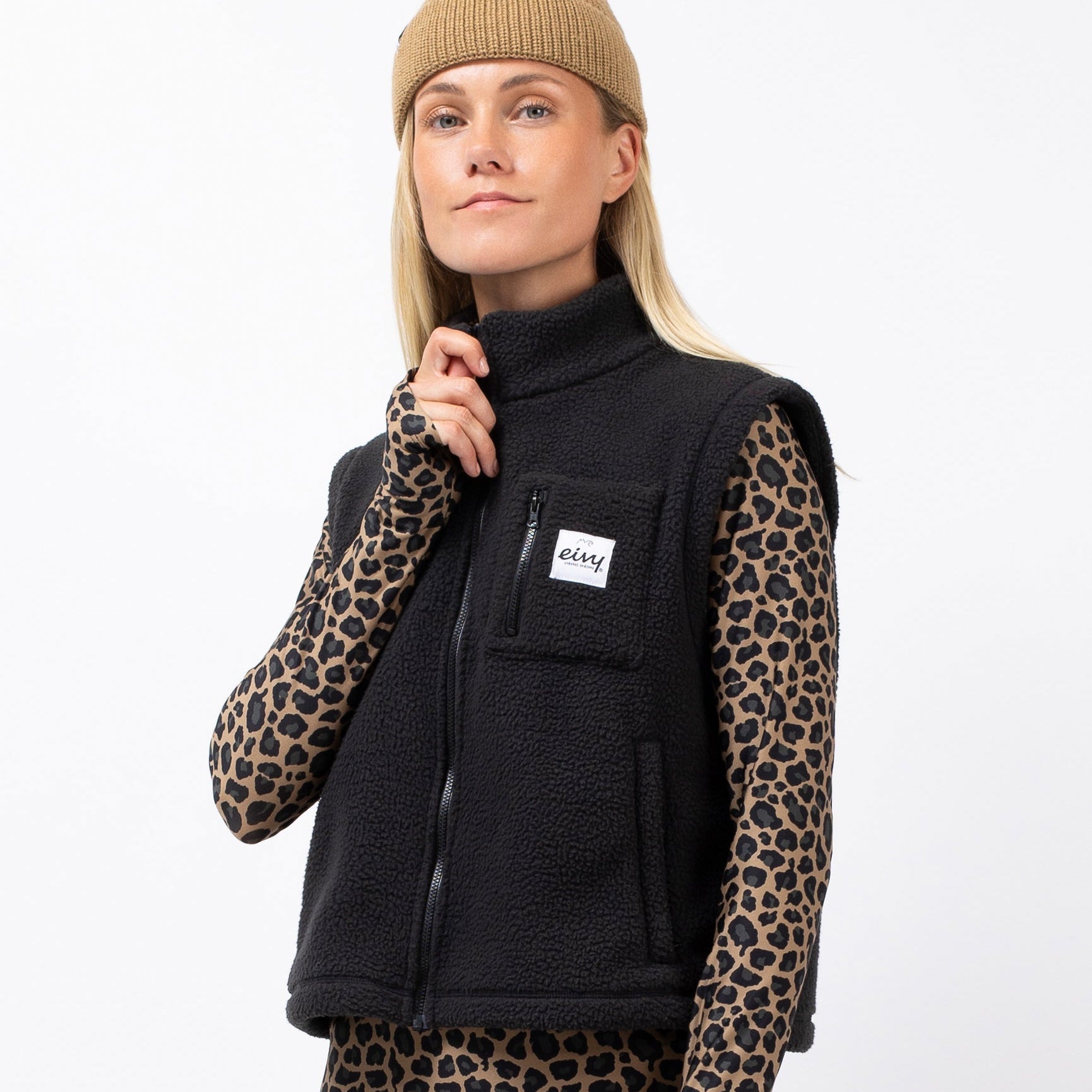 Boxy Sherpa Vest