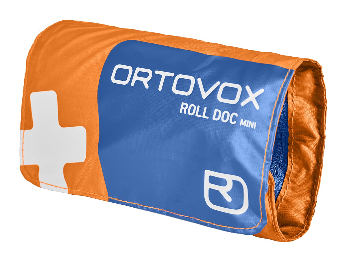 Ortovox First Aid Roll Doc Mini in Shocking Orange