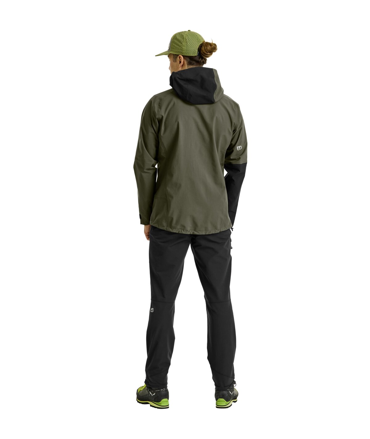Ortovox Seceda 3L Jacket Men's in Dark Wild Herbs