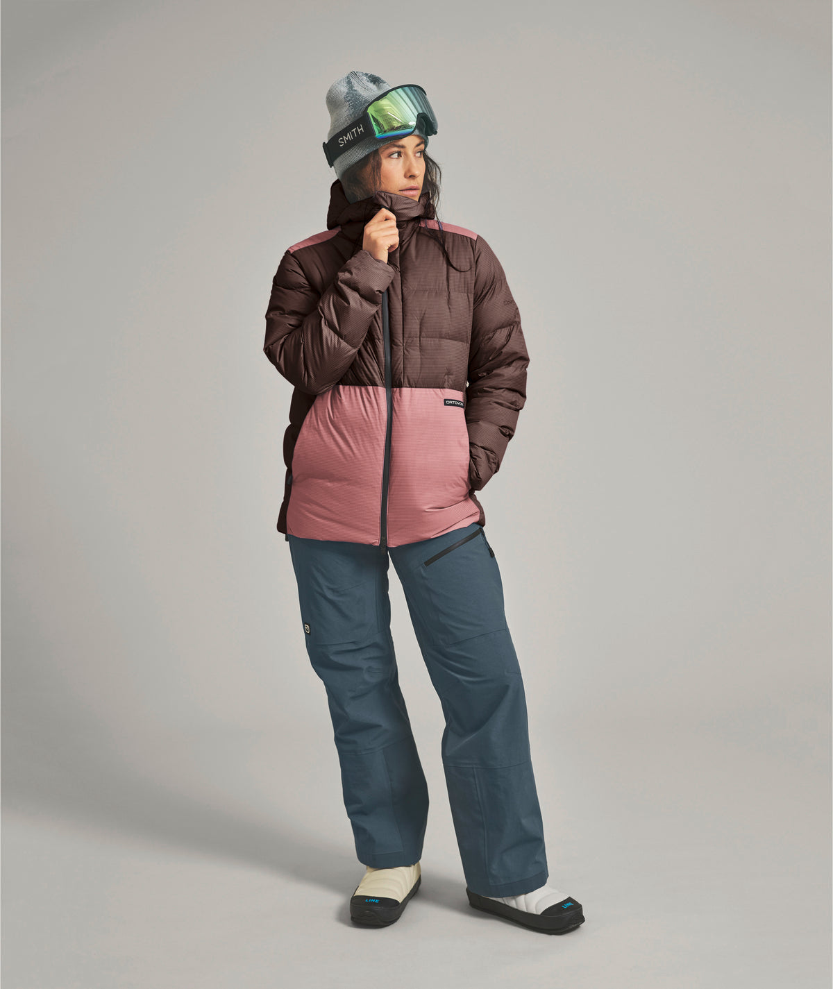 Ortovox Downwool 270 Jacket Women's in Dark Chestnut